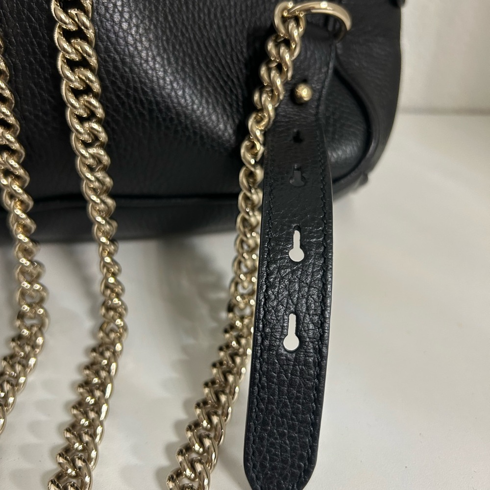 🔥 SOLD 🔥 Authentic Gucci Leather Soho Backpack - Like New - Picture 4 of 10